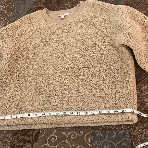 Banana Republic sherpa sweater sz Medium - Picture 7 of 9